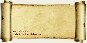 Nadja Bovan vizit kartica